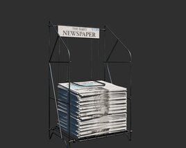 Newspaper Box 05 Modelo 3d