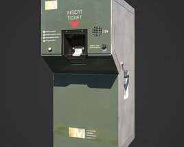 Parking Ticket Machine Modèle 3D