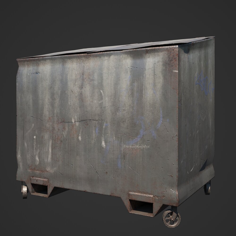Garbage Container 03 3d model