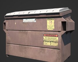 Garbage Container 04 3D 모델 