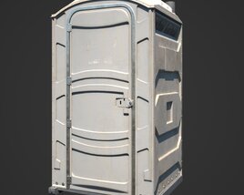 Portable Toilet 02 3D модель