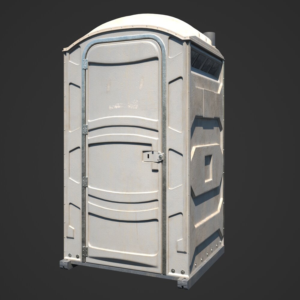 Portable Toilet 02 3D модель