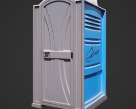 Portable Toilet 03 3D 모델 