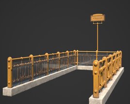 Subway Entrance 3D-Modell