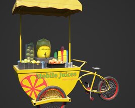 Food Cart 02 Modello 3D