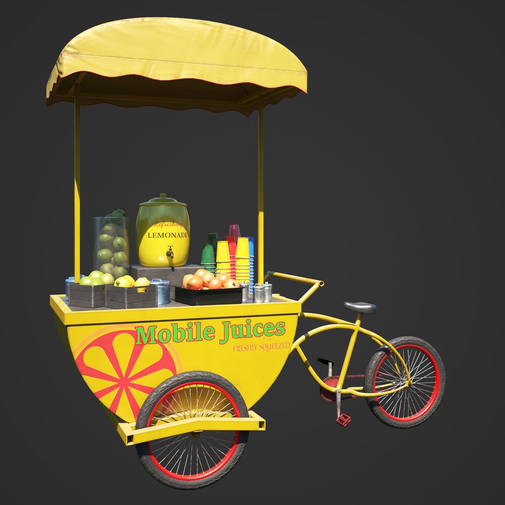 Food Cart 02 3D модель