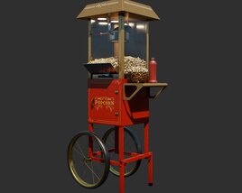 Food Cart 03 3D-Modell