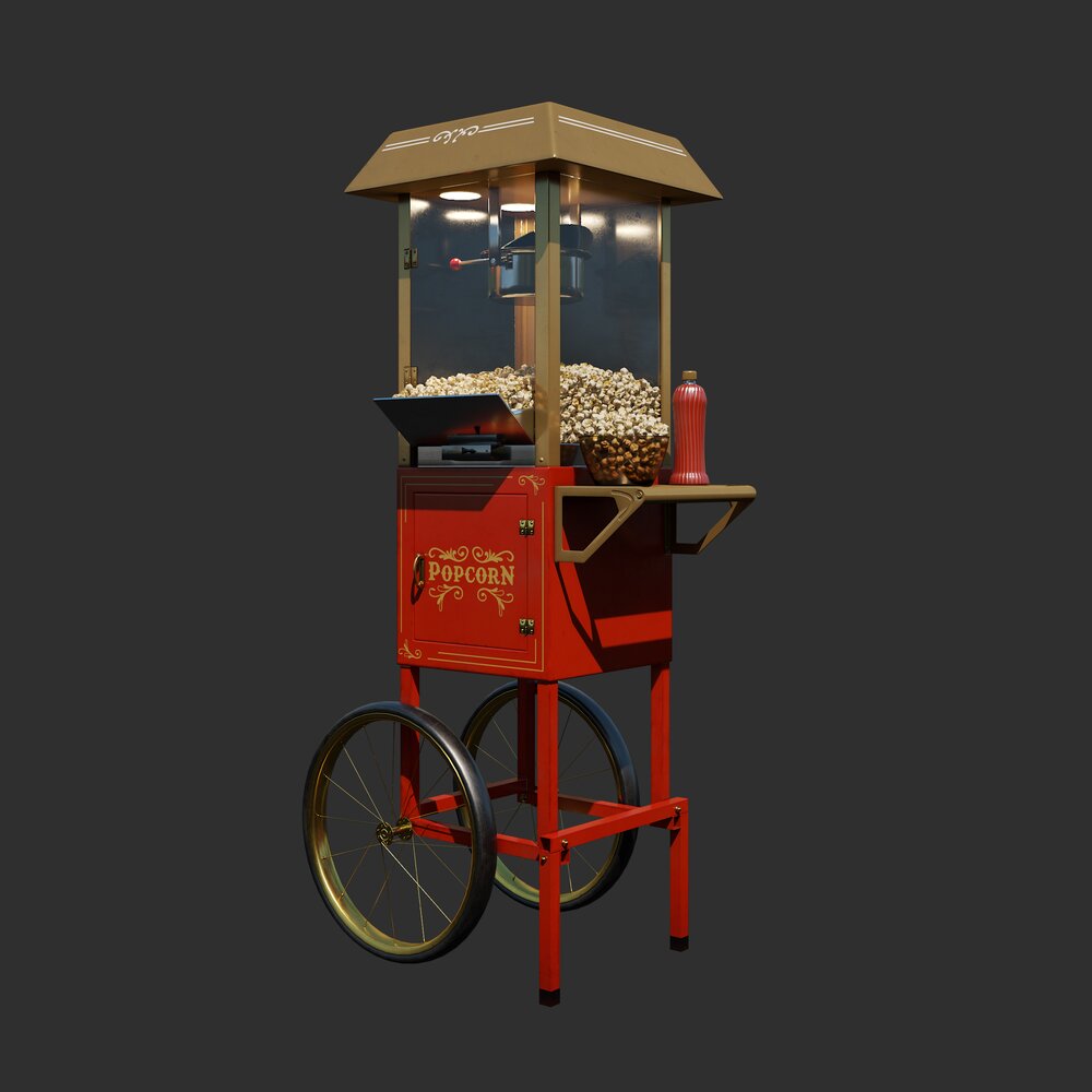Food Cart 03 Modello 3D