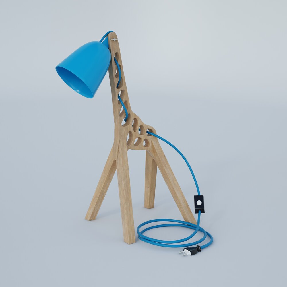 Kids Desk Lamp 3D 모델 