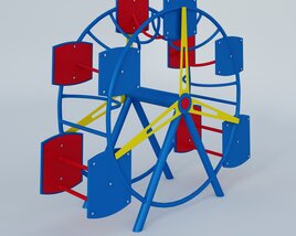 Colorful Playground Climber 3D model