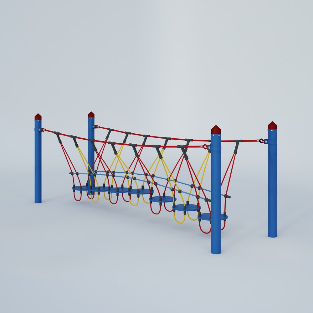 Climbing Net Structure 3D-Modell
