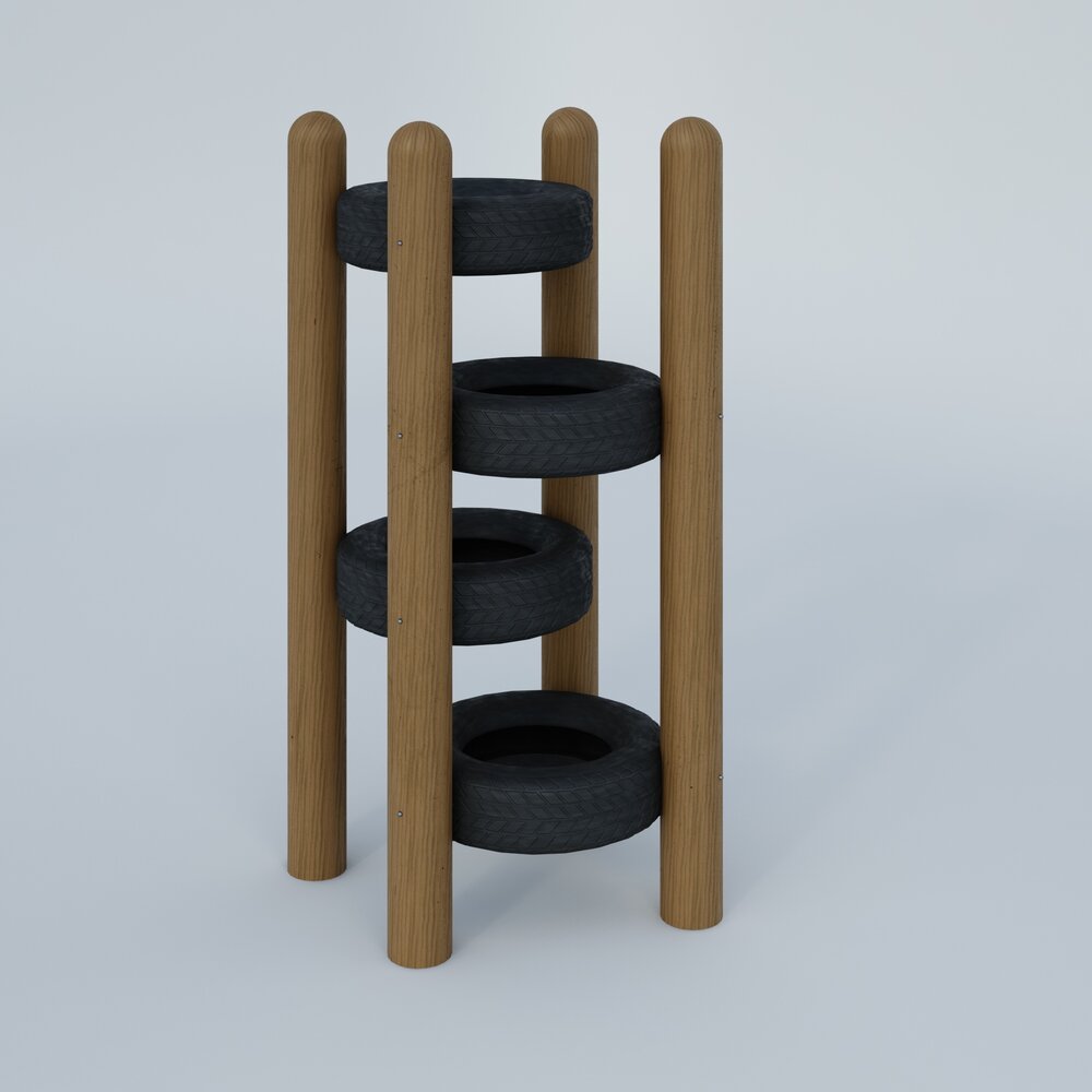 Circular Steps and Stairs 3D-Modell