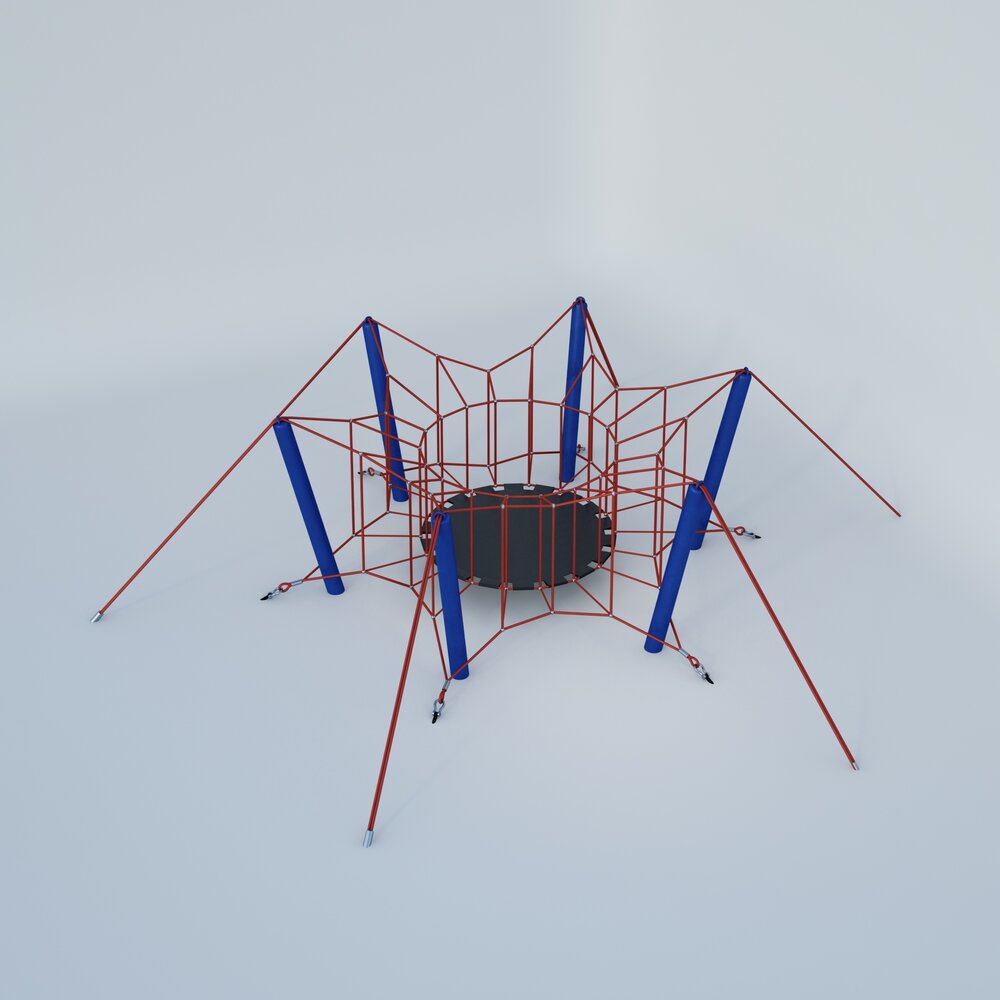 Spider Web Playground Climber Modelo 3d