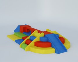 Colorful Soft Play Shapes 3D-Modell