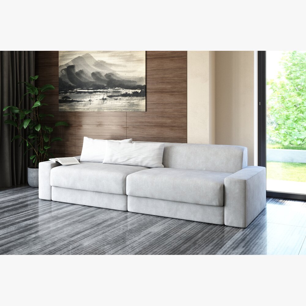 Modern Sofa 03 3D 모델 