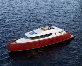 Ocean Luxury Yacht 3Dモデル