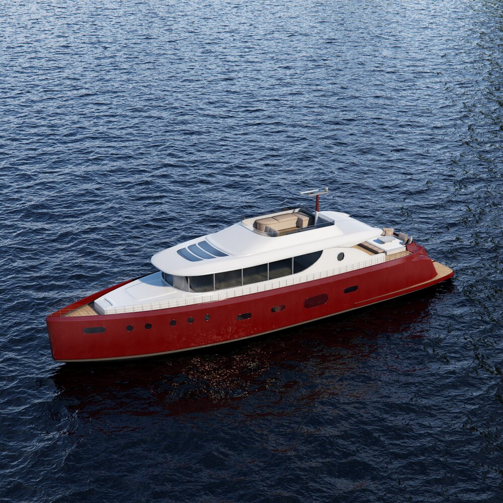 Ocean Luxury Yacht 3D model