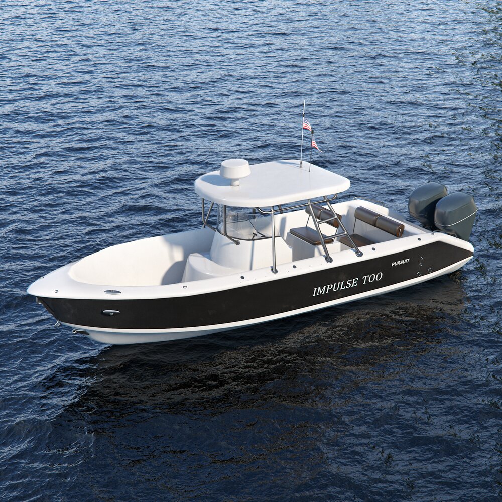 Impulse Too Pursuit Motorboat 3D model