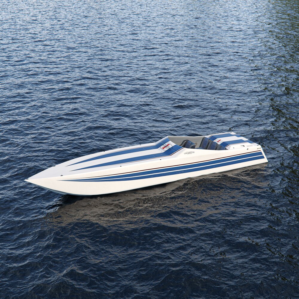 Racing Speedboat 3D модель