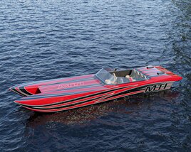 High-Speed Powerboat Modèle 3D