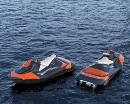 SeaSpark Jet Skis Modello 3D