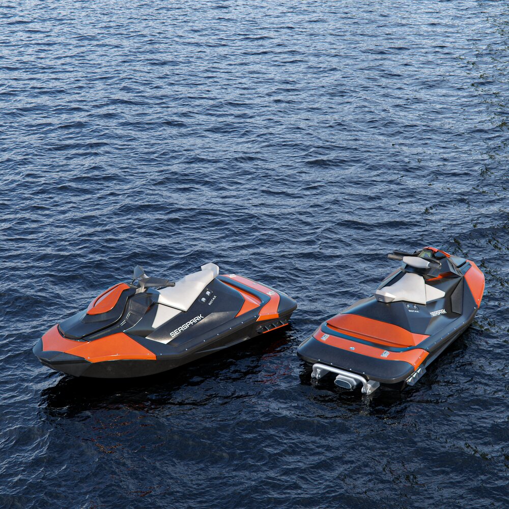 SeaSpark Jet Skis 3D 모델 