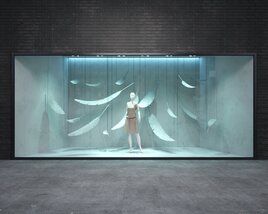 Surreal Feather Theme Storefront Modèle 3D