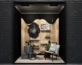 Chic Vintage Furniture Storefront Modèle 3D