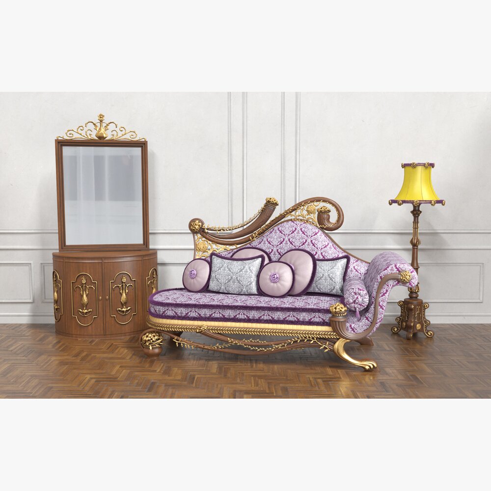 Classic Furniture Set 05 Modelo 3D