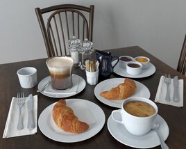 Breakfast Set 02 3D model