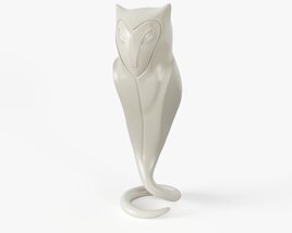 Owl Sculpture 3Dモデル