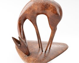 Abstract Iron Sculpture Modello 3D