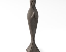 Wooden Sculpture Modelo 3d