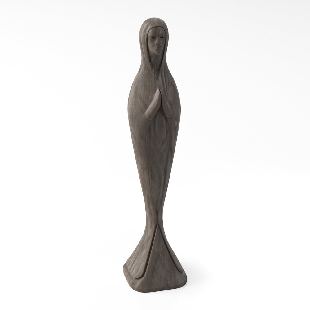 Wooden Sculpture 3d model