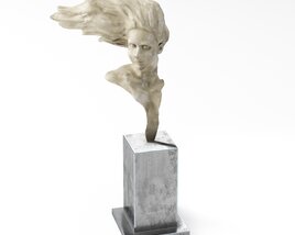 Bust Sculpture 02 Modèle 3D