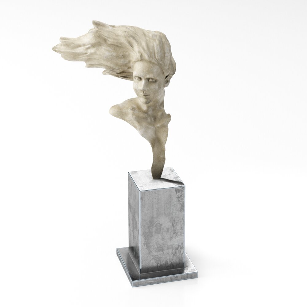 Bust Sculpture 02 3D-Modell
