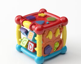 Colorful Activity Cube Modelo 3d