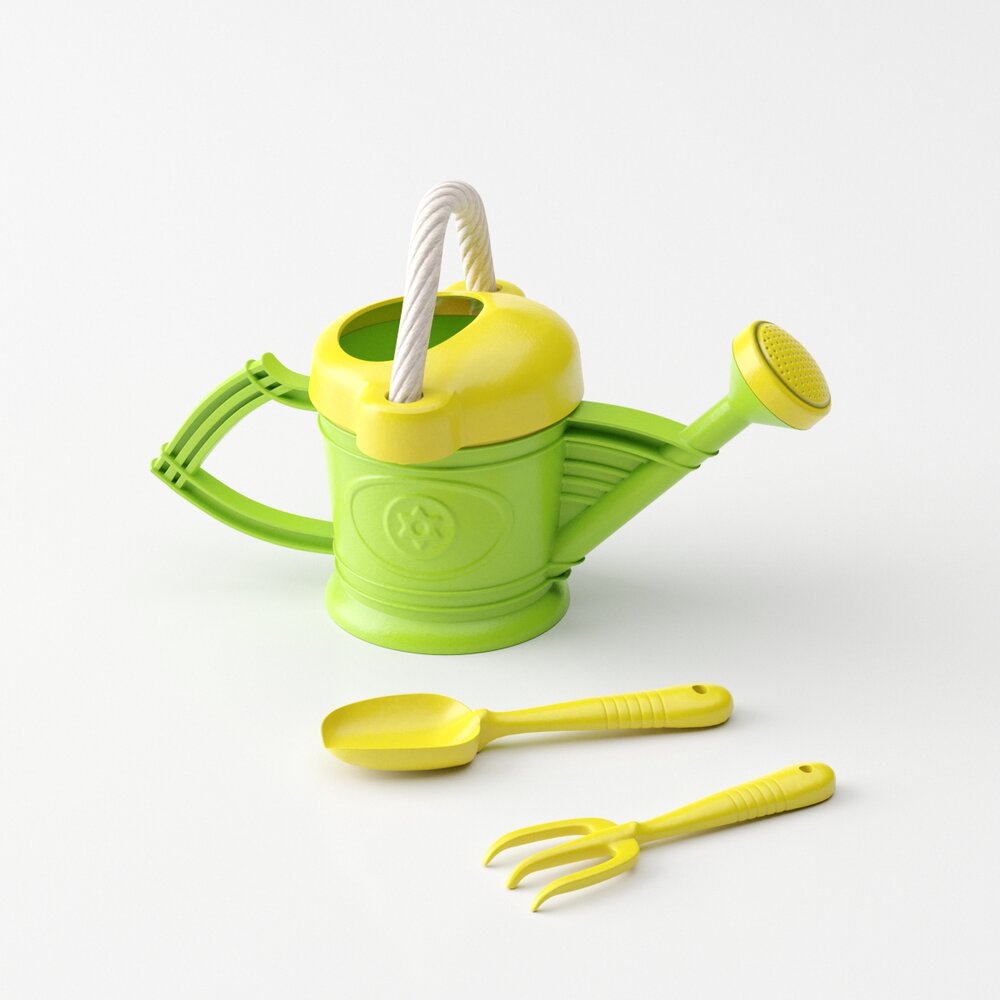 Kids' Gardening Tools Set 3Dモデル