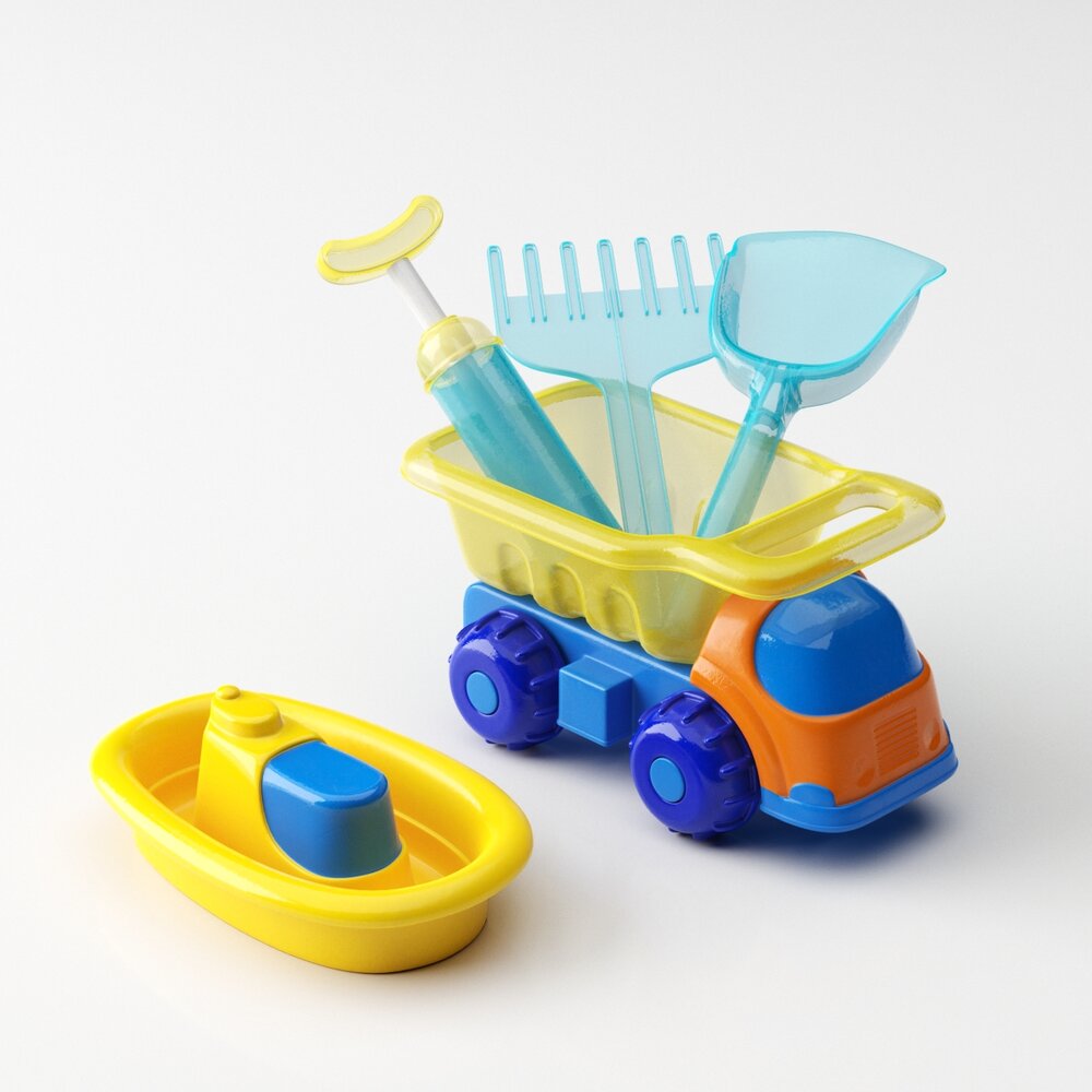Children's Beach Playset 3D model