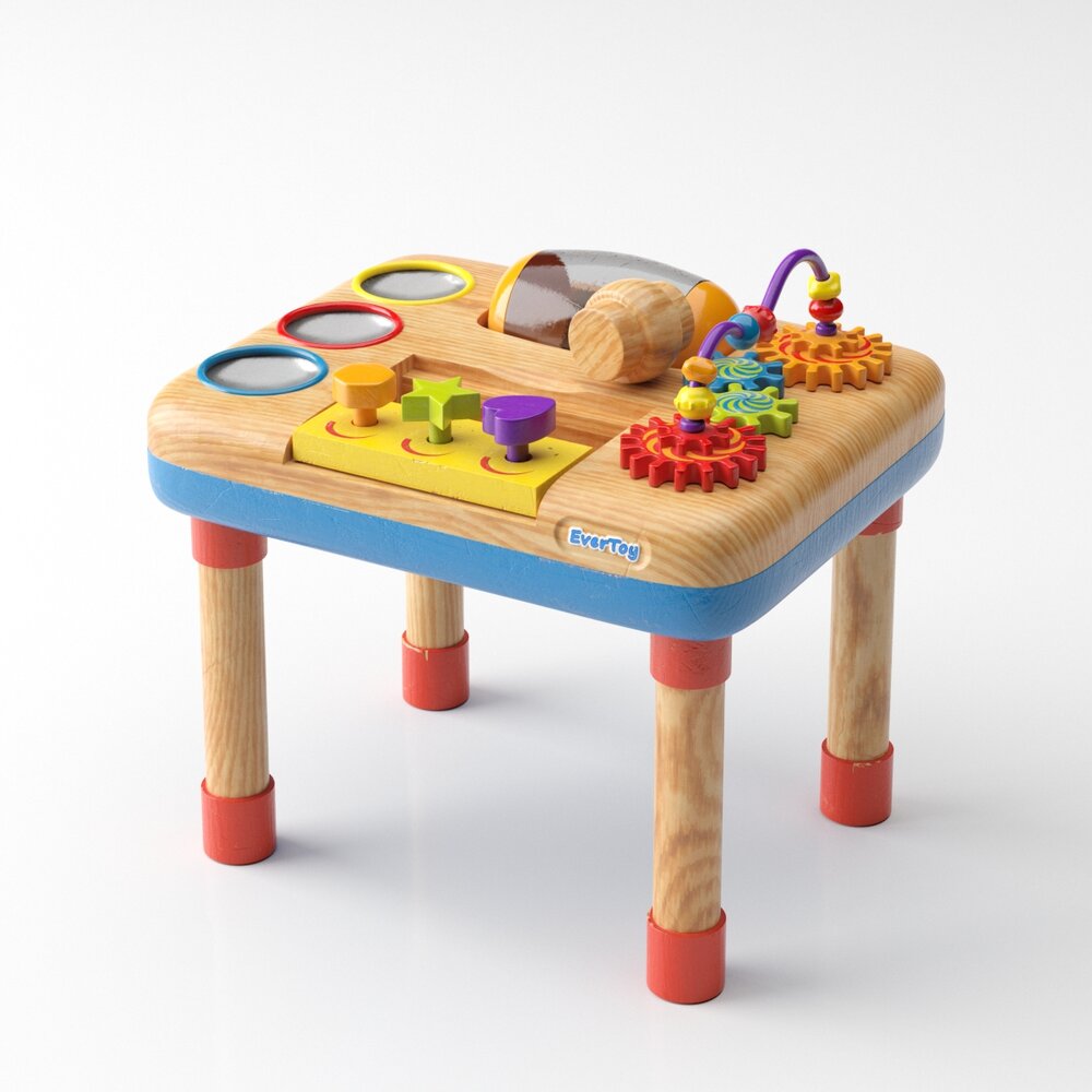 Children's Activity Table 3D模型