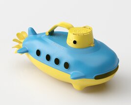 Children's Toy Submarine 3D-Modell