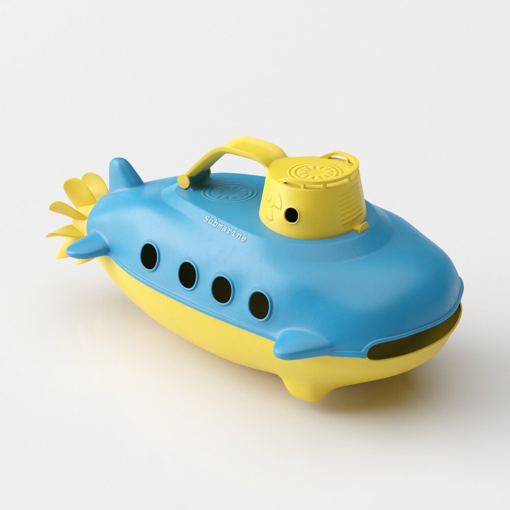 Children's Toy Submarine 3D модель
