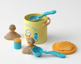 Ice Cream Sandbox Play Set Modello 3D