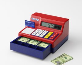 Toy Cash Register Modello 3D