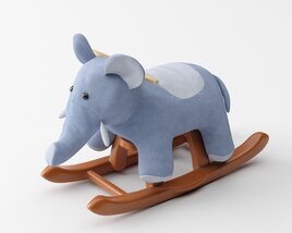 Rocking Elephant Toy 3D 모델 