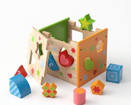 Shape Sorting Toy 3D 모델 