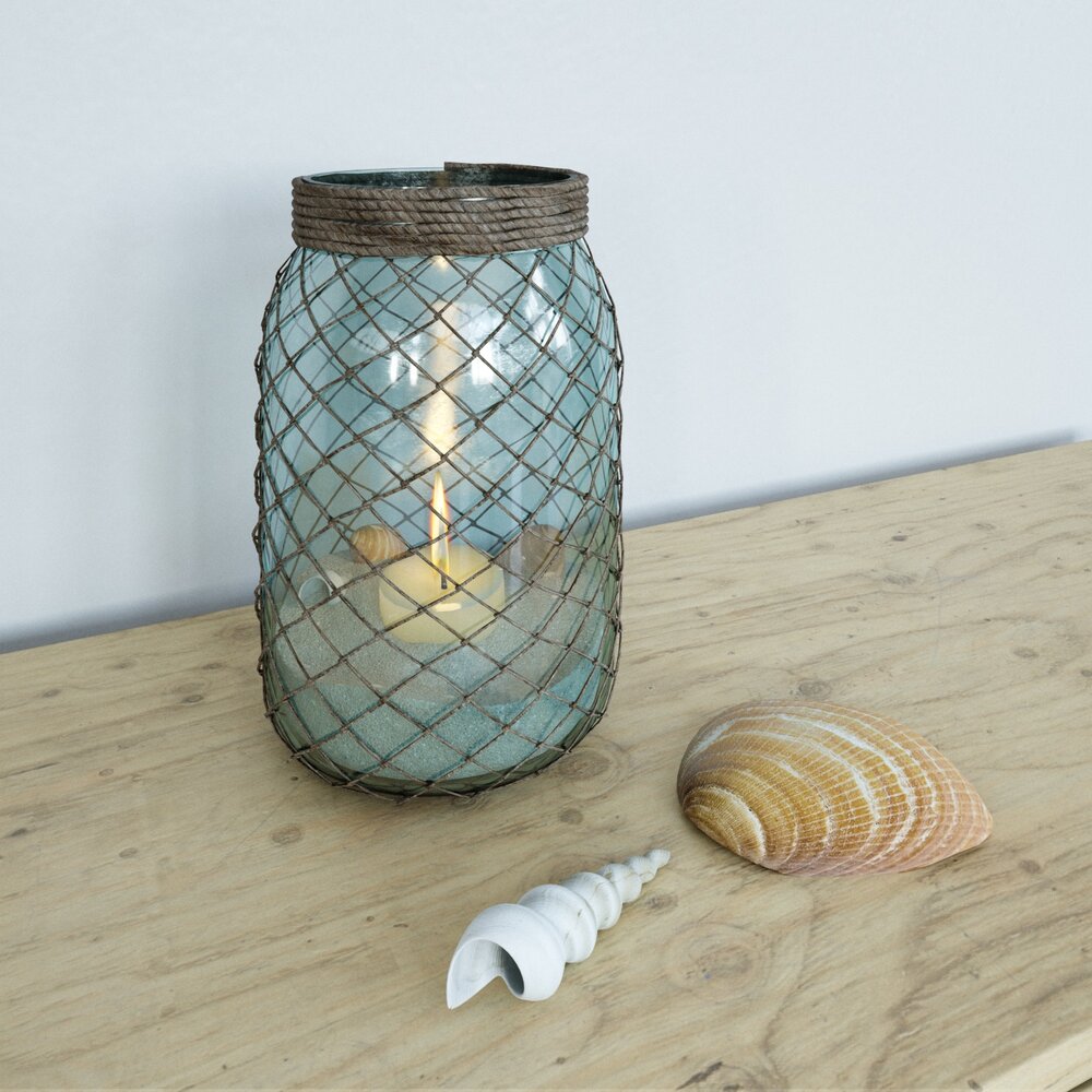 Coastal Candle Lantern 3D 모델 