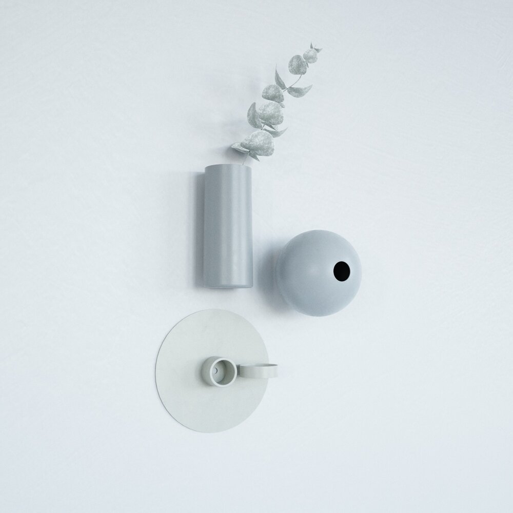 Modern Wall-Mounted Vase 3Dモデル