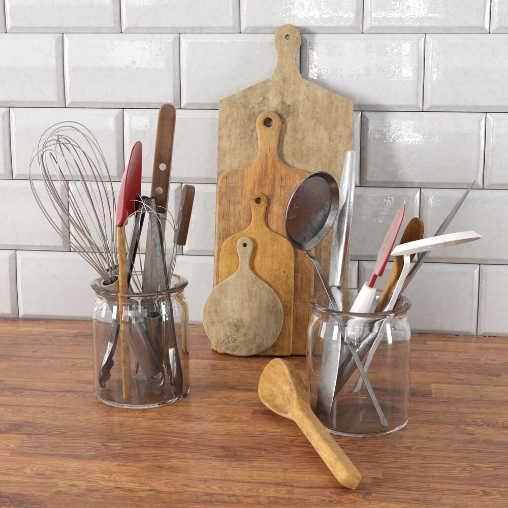 Kitchen Utensils Collection 3Dモデル