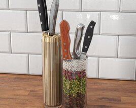 Kitchen Knife Holder 3D 모델 